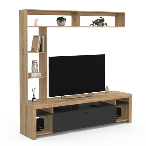 Ensemble Meuble TV et Étagères Malo 170 cm Ensemble Meuble TV et Étagères Malo 170 cm