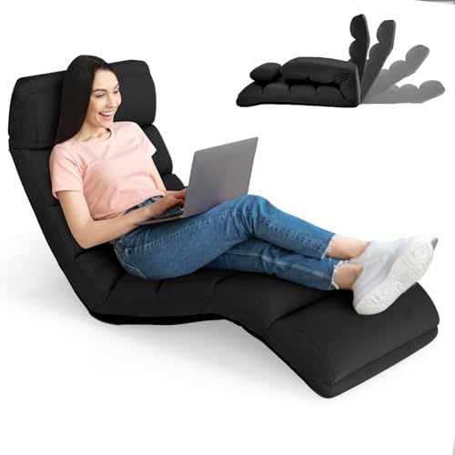 Fauteuil Relaxant Convertible en Daim Fauteuil Relaxant Convertible en Daim