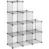 HOMCOM Étagère Cube Modulable avec 9 Compartiments HOMCOM Étagère Cube Modulable avec 9 Compartiments
