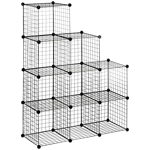 HOMCOM Étagère Cube Modulable avec 9 Compartiments HOMCOM Étagère Cube Modulable avec 9 Compartiments