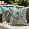 Housse de Coussin Extérieur Imperméable 40x40 cm
