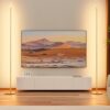 Lampadaire LED Dimmable Élégant en Doré Lampadaire LED Dimmable Élégant en Doré