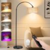 Lampadaire LED Élégant avec Télécommande