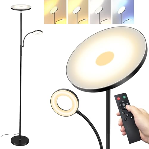 Lampadaire LED Moderne avec Liseuse Lampadaire LED Moderne avec Liseuse