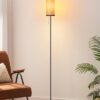 Lampadaire Moderne EDISHINE avec Abat-jour Tissé Lampadaire Moderne EDISHINE avec Abat-jour Tissé