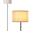 Lampadaire moderne EDISHINE en lin