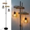 Lampadaire Osasy en Bois et Métal Lampadaire Osasy en Bois et Métal