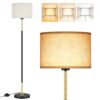 Lampadaire sur Pied Vintage Design Noir Or Lampadaire sur Pied Vintage Design Noir Or