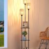 Lampadaire Vintage Bohème avec Étagère