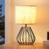 Lampe de Chevet Moderne avec Abat-jour en Lin Lampe de Chevet Moderne avec Abat-jour en Lin