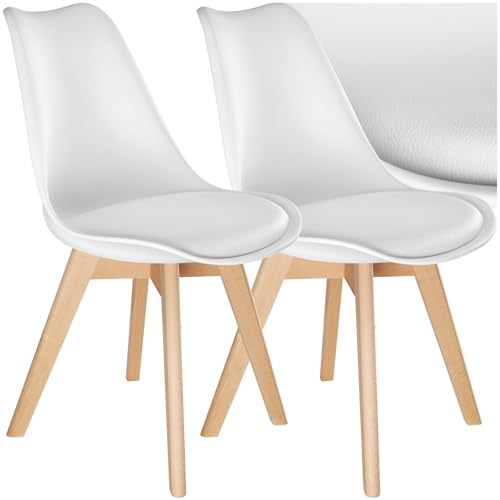 Lot de 2 Chaises Scandinaves Confortables Lot de 2 Chaises Scandinaves Confortables