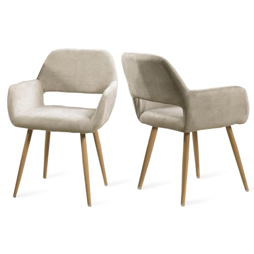 Lot de 2 Chaises Scandinaves Confortables Lot de 2 Chaises Scandinaves Confortables