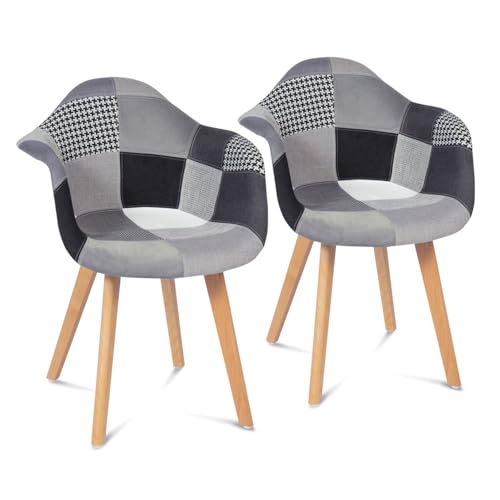 Lot de 2 Chaises Scandinaves SARA Lot de 2 Chaises Scandinaves SARA