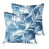 Lot de 2 Coussins Bicolores d'extérieur