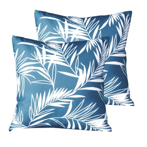 Lot de 2 Coussins Bicolores d'extérieur Lot de 2 Coussins Bicolores d'extérieur