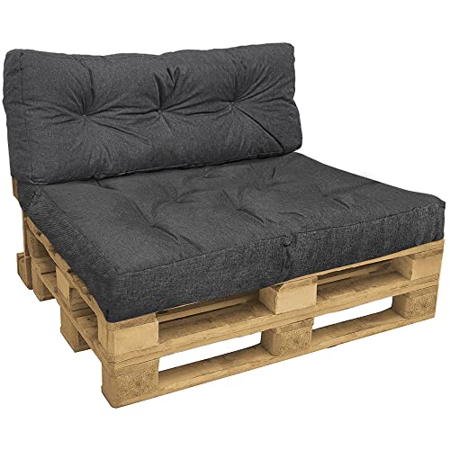 Lot de 2 Coussins Matelassés pour Palette Lot de 2 Coussins Matelassés pour Palette