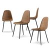 Lot de 4 chaises de Salle à Manger Lot de 4 chaises de Salle à Manger