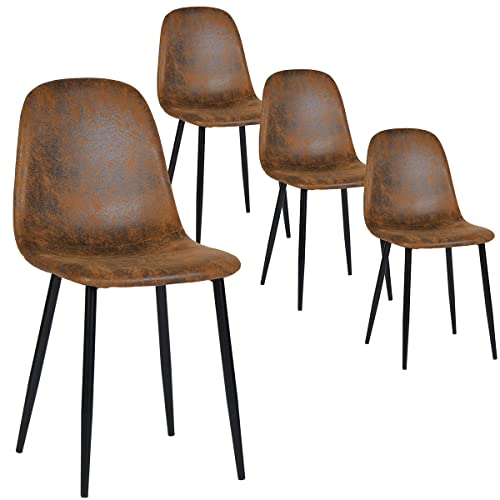 Lot de 4 chaises de salle à manger scandinaves Lot de 4 chaises de salle à manger scandinaves