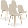 Lot de 4 chaises scandinaves Bali Lot de 4 chaises scandinaves Bali