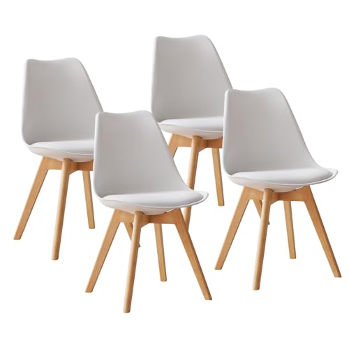 Lot de 4 Chaises Scandinaves Confortil