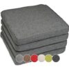 Lot de 4 Coussins de Chaise Impermeables