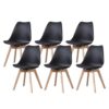 Lot de 6 Chaises Scandinaves Ergonomiques Lot de 6 Chaises Scandinaves Ergonomiques