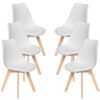 Lot de 6 Chaises Scandinaves Rétro Lot de 6 Chaises Scandinaves Rétro