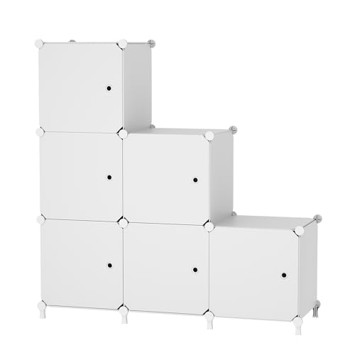 Meuble de Rangement Cubique à 6 Cubes
