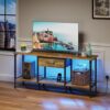 Meuble TV avec Éclairage LED et USB Meuble TV avec Éclairage LED et USB