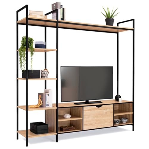 Meuble TV Detroit 170 cm Design Industriel Meuble TV Detroit 170 cm Design Industriel