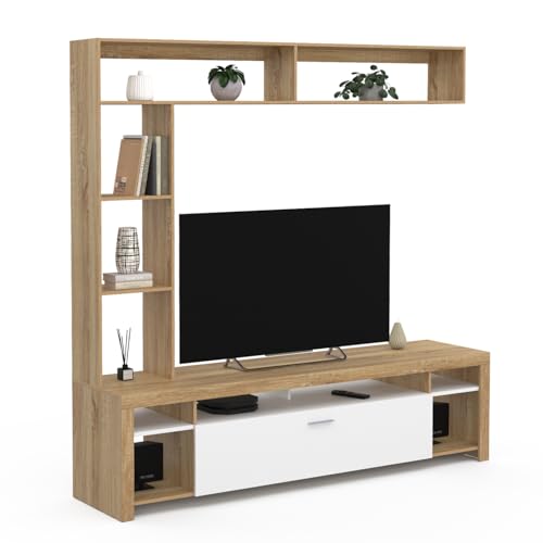 Meuble TV et étagères MALO 170 cm Meuble TV et étagères MALO 170 cm