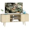 Meuble TV HOMCOM 120 cm avec rangement Meuble TV HOMCOM 120 cm avec rangement