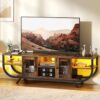 Meuble TV Industriel avec Éclairage LED Meuble TV Industriel avec Éclairage LED