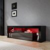 Meuble TV LED Noir avec Éclairage RGB Meuble TV LED Noir avec Éclairage RGB