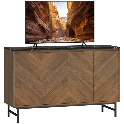 Meuble TV Élégant 120 cm en Noyer