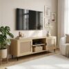 Meuble TV Élégant avec Rangement Intégré Meuble TV Élégant avec Rangement Intégré