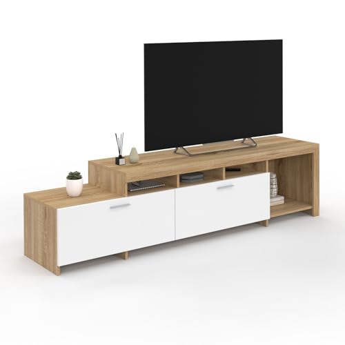 Meuble TV Malo 180 cm en Bois Meuble TV Malo 180 cm en Bois