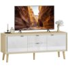 Meuble TV moderne 120 cm avec tiroirs Meuble TV moderne 120 cm avec tiroirs