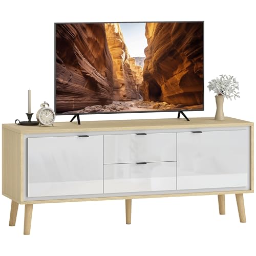 Meuble TV moderne 120 cm avec tiroirs Meuble TV moderne 120 cm avec tiroirs