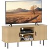 Meuble TV Scandinave avec Rangement Efficace