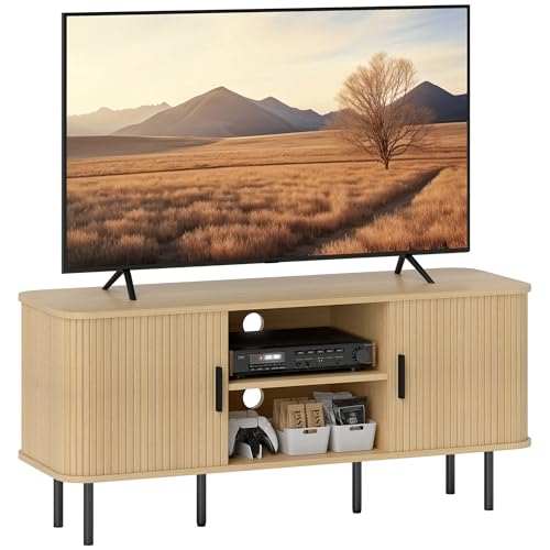Meuble TV Scandinave avec Rangement Efficace