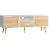 Meuble TV Scandinave avec Rangement Pratique