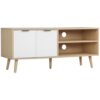 Meuble TV Scandinave avec Rangement Pratique Meuble TV Scandinave avec Rangement Pratique