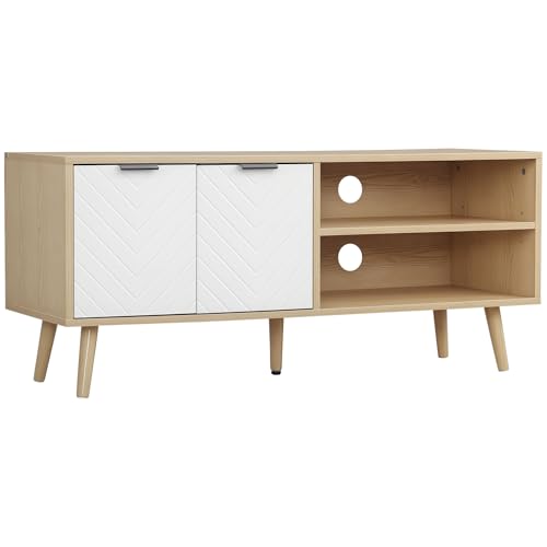Meuble TV Scandinave avec Rangement Pratique