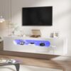 Meuble TV Suspendu 160 cm avec LED RGB Meuble TV Suspendu 160 cm avec LED RGB