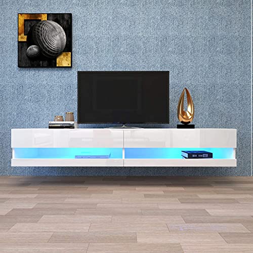 Meuble TV Suspendu avec Éclairage LED Meuble TV Suspendu avec Éclairage LED
