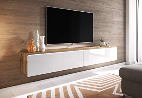 Meuble TV Suspendu Blank 180 cm