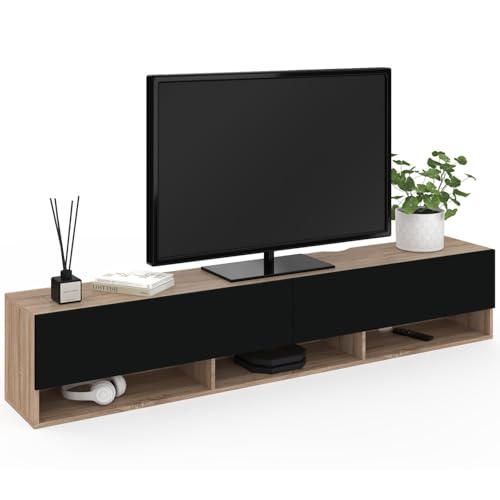 Meuble TV Suspendu Elio 180 cm Moderne Meuble TV Suspendu Elio 180 cm Moderne