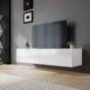 Meuble TV Suspendu ou au Sol Blanc