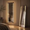 Miroir LED XXL avec Support en Aluminium Miroir LED XXL avec Support en Aluminium
